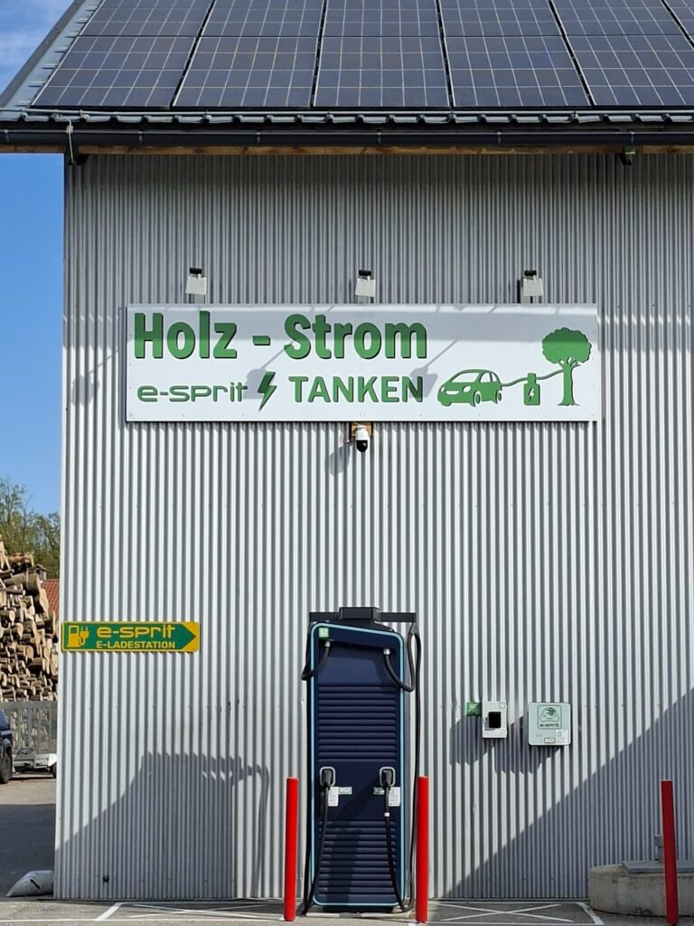 e-sprit bei Holzstrom tanken